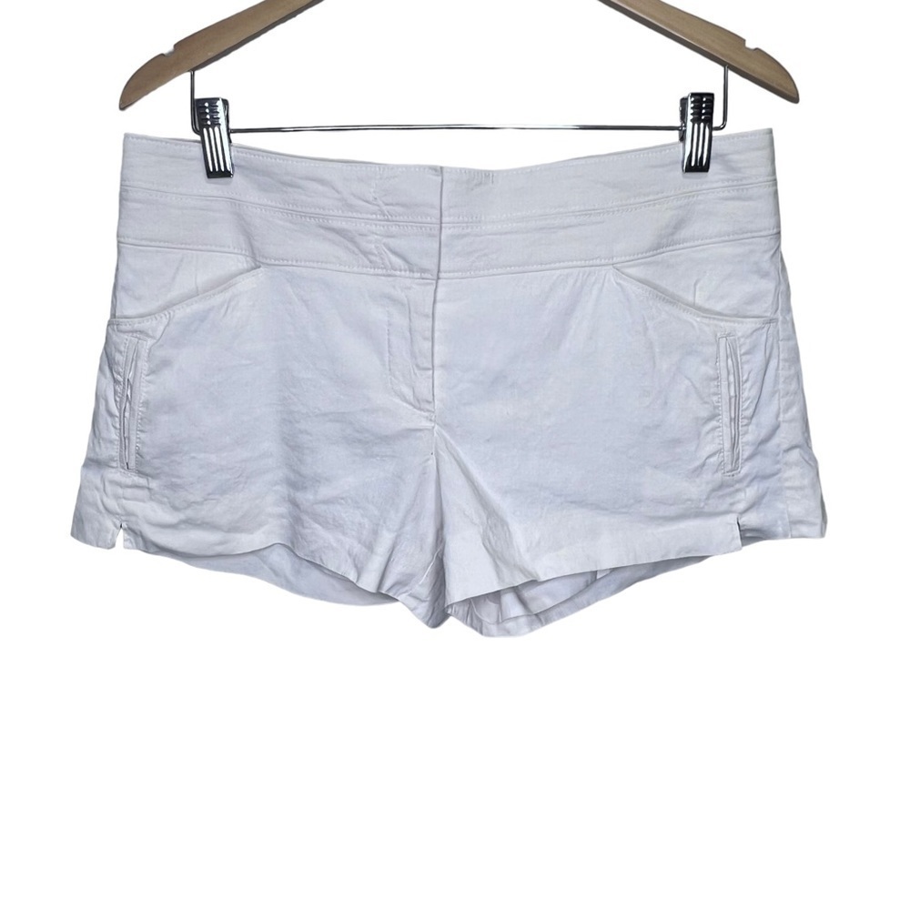 Bebe White Linen Shorts Size 8​